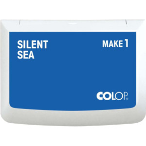 Make 1 Water-Based Acid-Free Craft Ink Stamp Pad, 3.5 x 2 Inches, Silent Sea