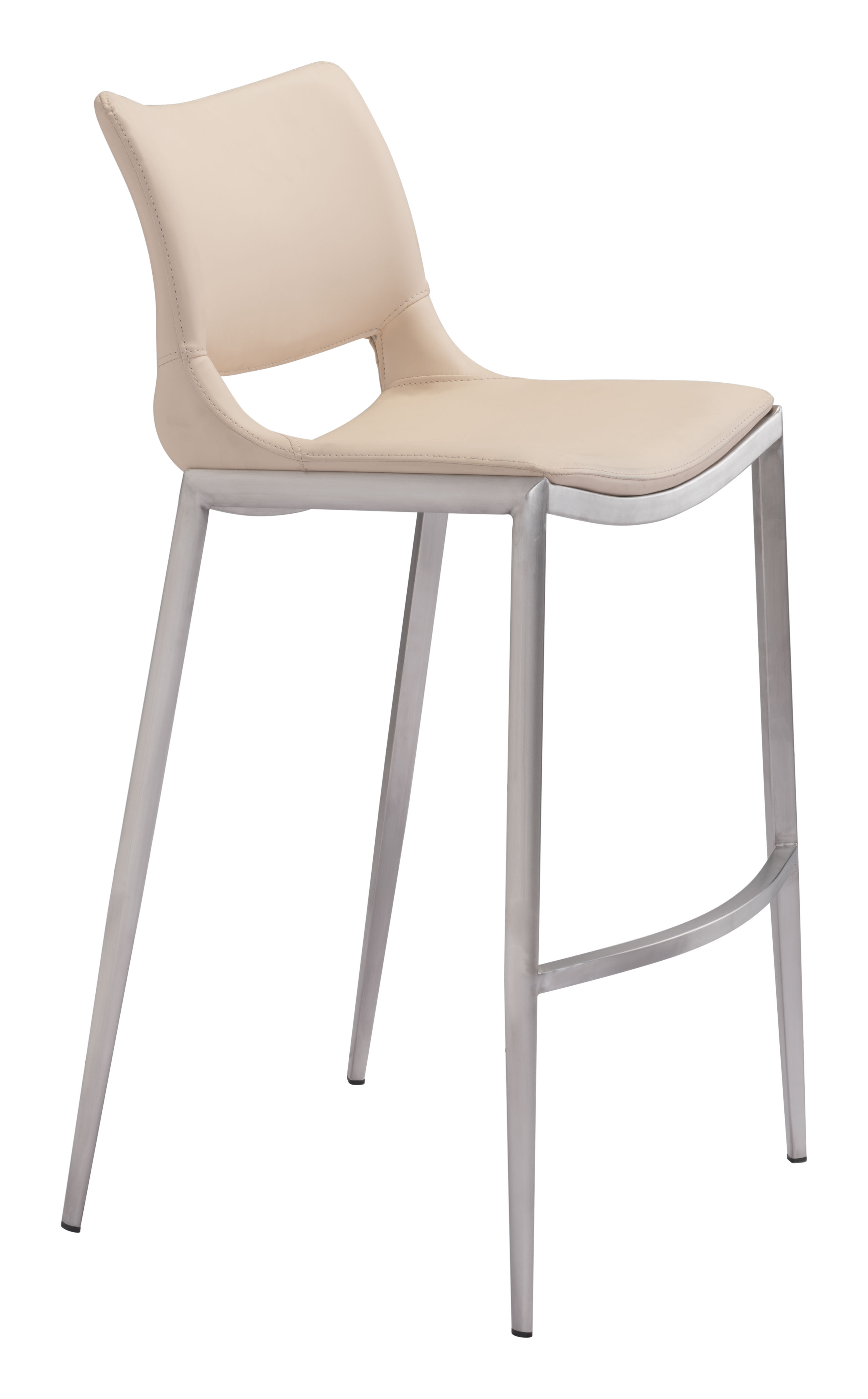 Ace Barstool (Set of 2) Light Pink & Silver product image