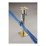 Cable Support, Spring Steel, Steel, Wall Mount, 15 lb. Load Rating