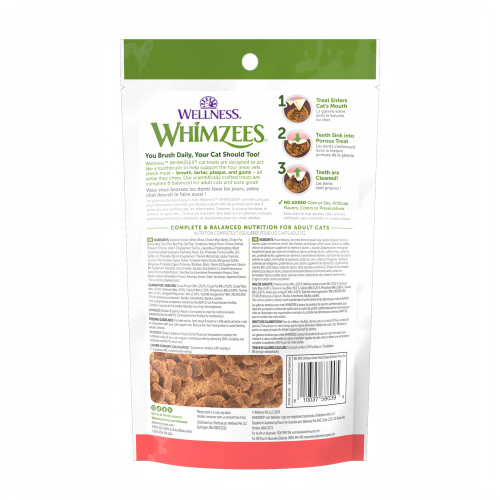WHIMZEES Chicken & Salmon back packaging