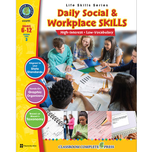 Daily Social & Workplace Skills Book, Grade 6-12