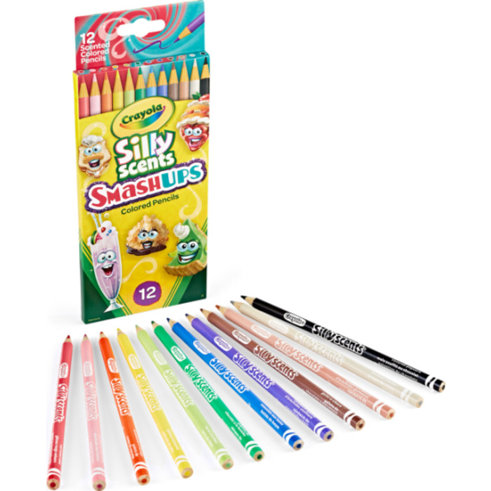 Silly Scents Smash Ups Colored Pencils, 12 Count