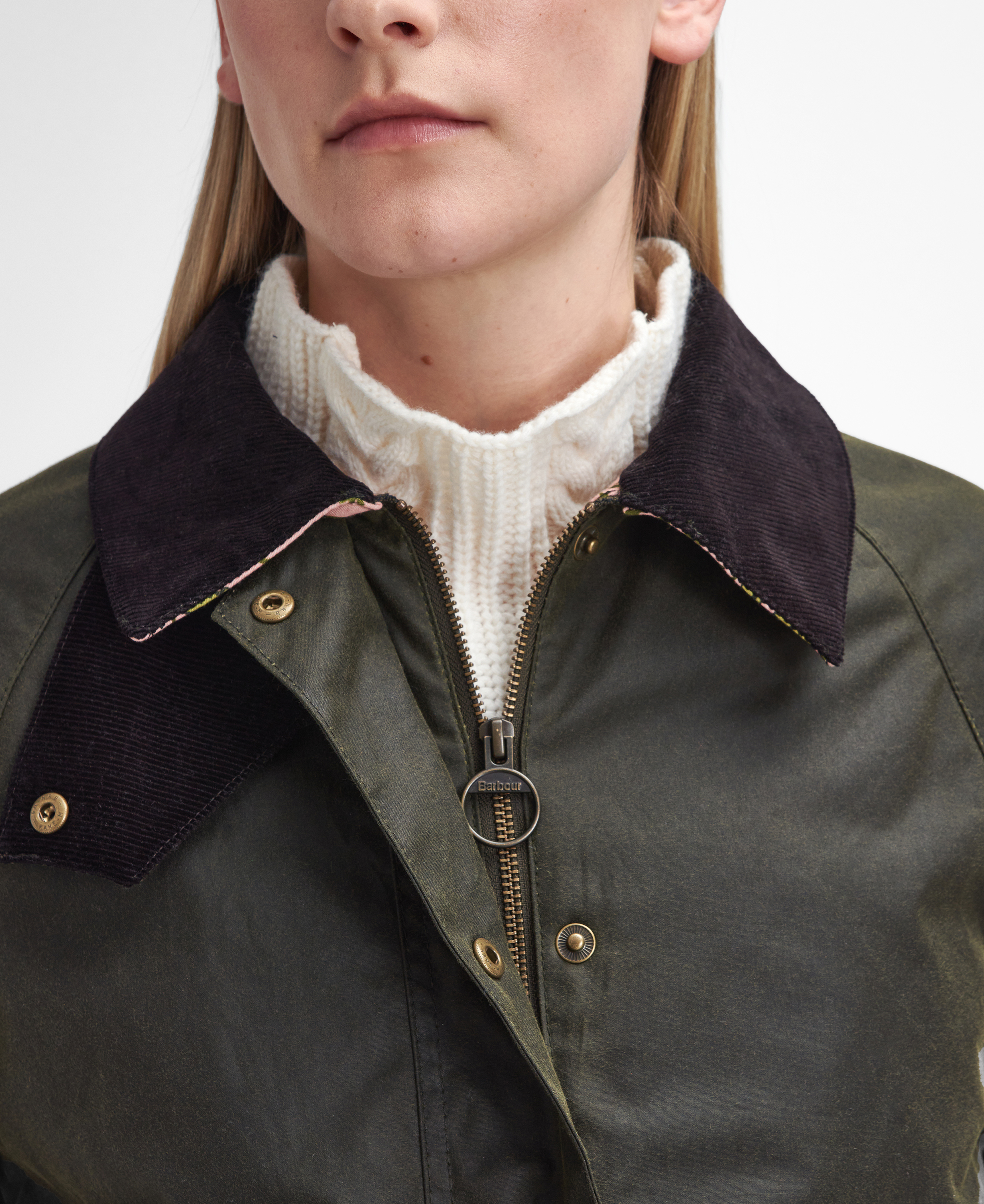 Barbour x William Morris Gallery Rendall Waxed Jacket image number 4