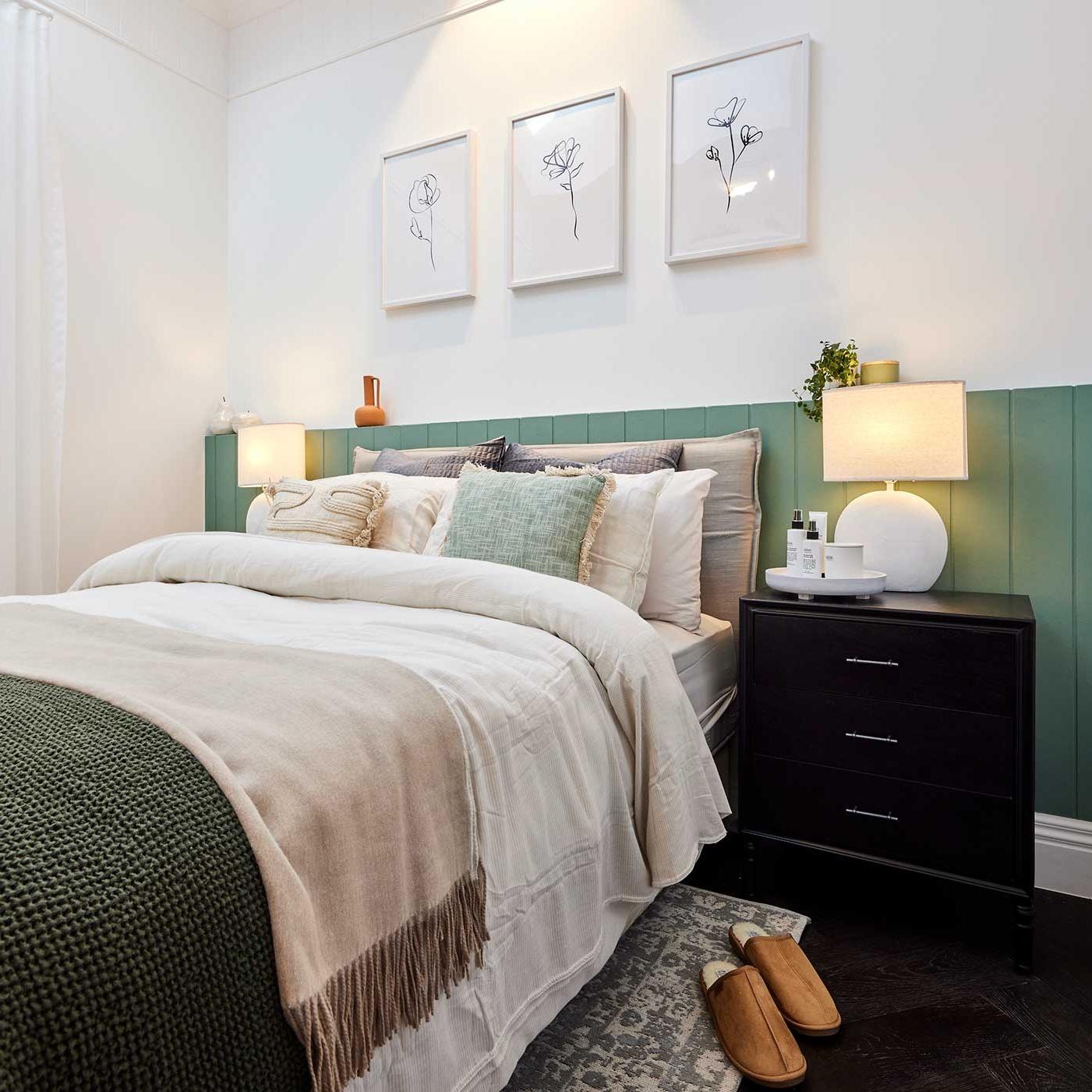 Lifestyle image of the  Crete Base, 4 Drawer from Forty Winks