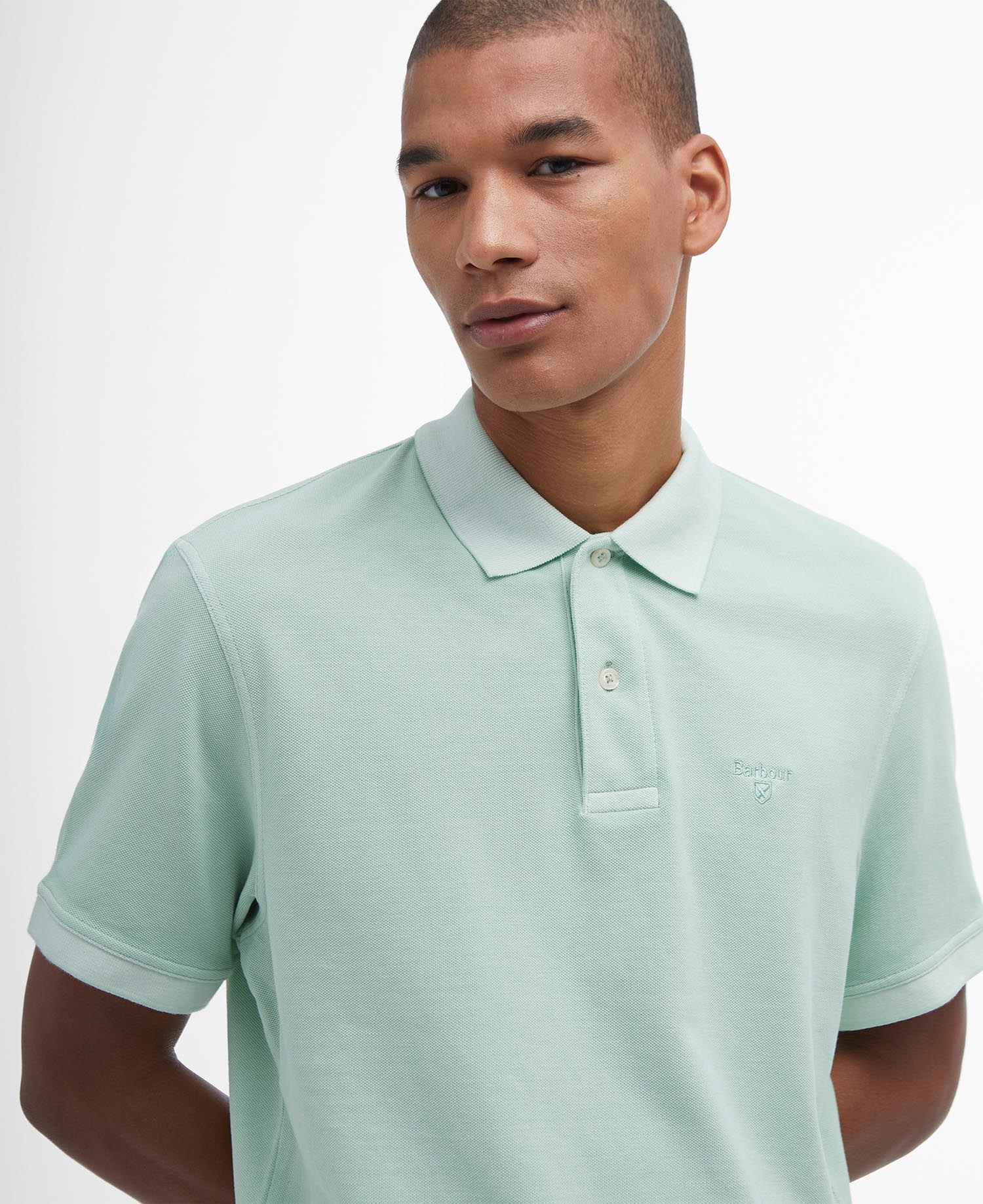 Washed-Out Sports Polo Shirt image number 3