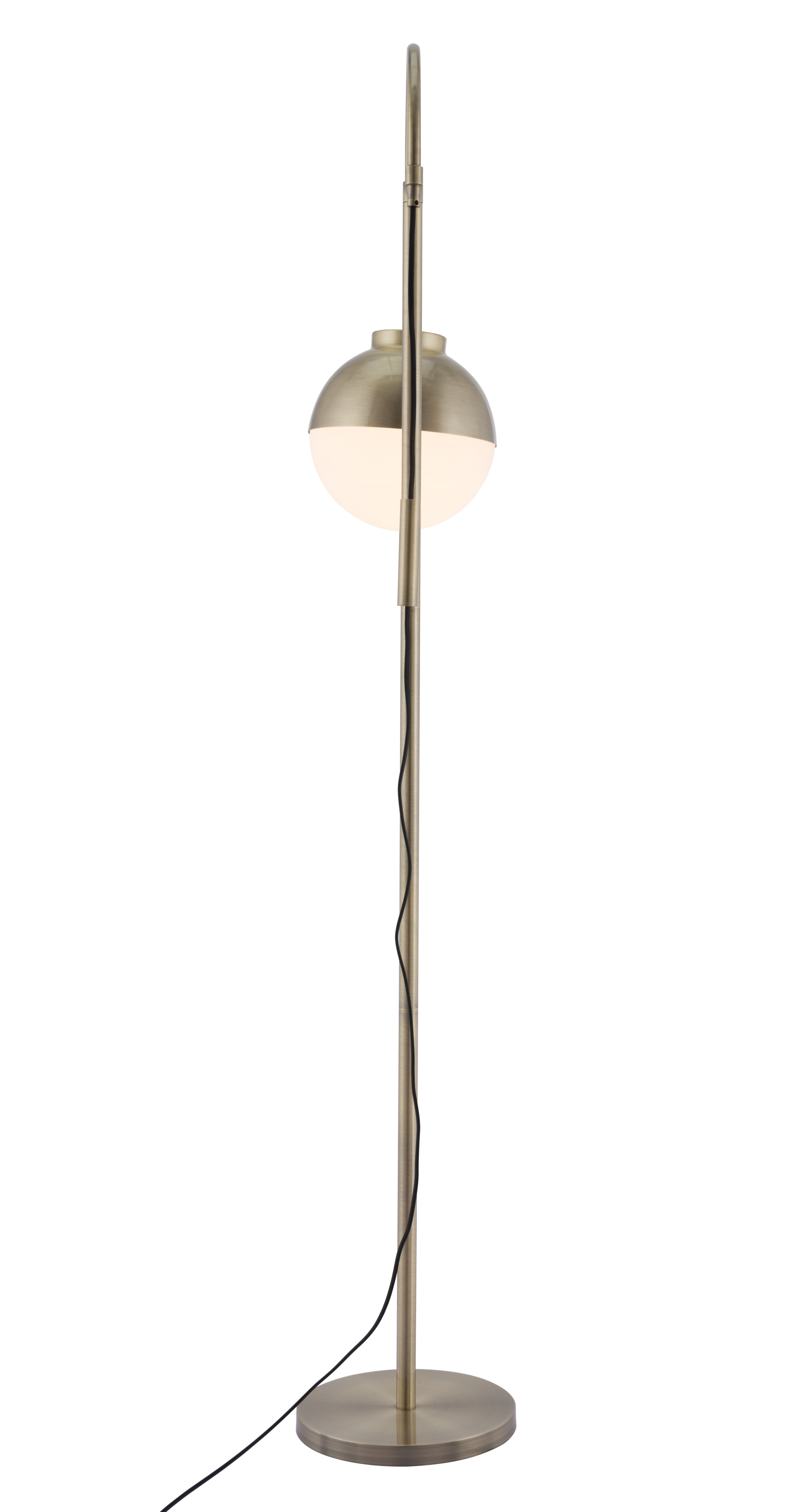 Waterloo Floor Lamp White & Bronze product image