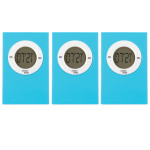 Teacher Created Resources&reg; Magnetic Digital Timer, Aqua, Pack of 3 TCR20719-3