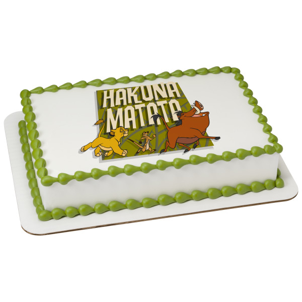 Disney The Lion King Hakuna Matata PhotoCake® Edible Image®