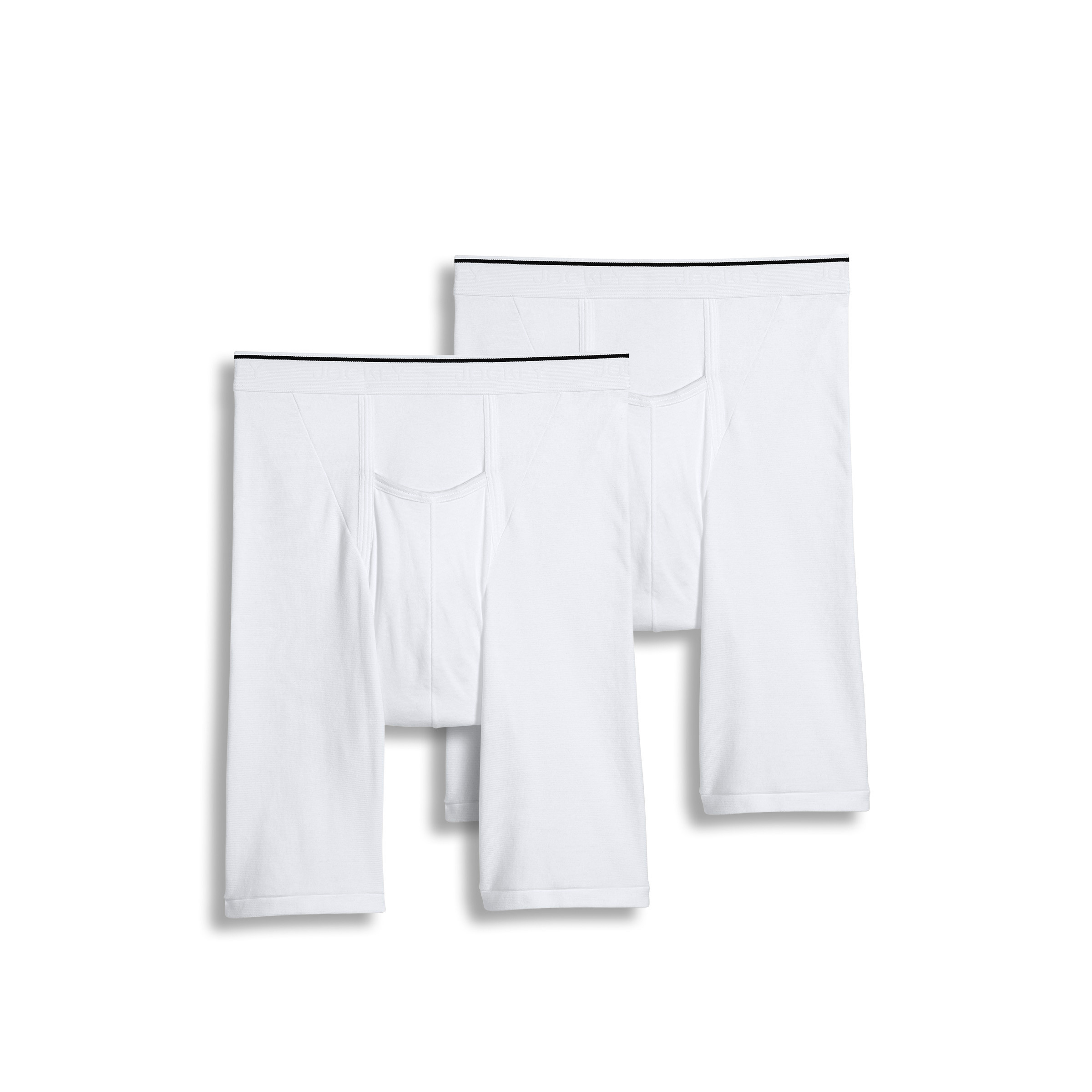 Jockey Men's Big Man Pouch 10" Midway Brief - 2 Pack - Picture 14 of 17