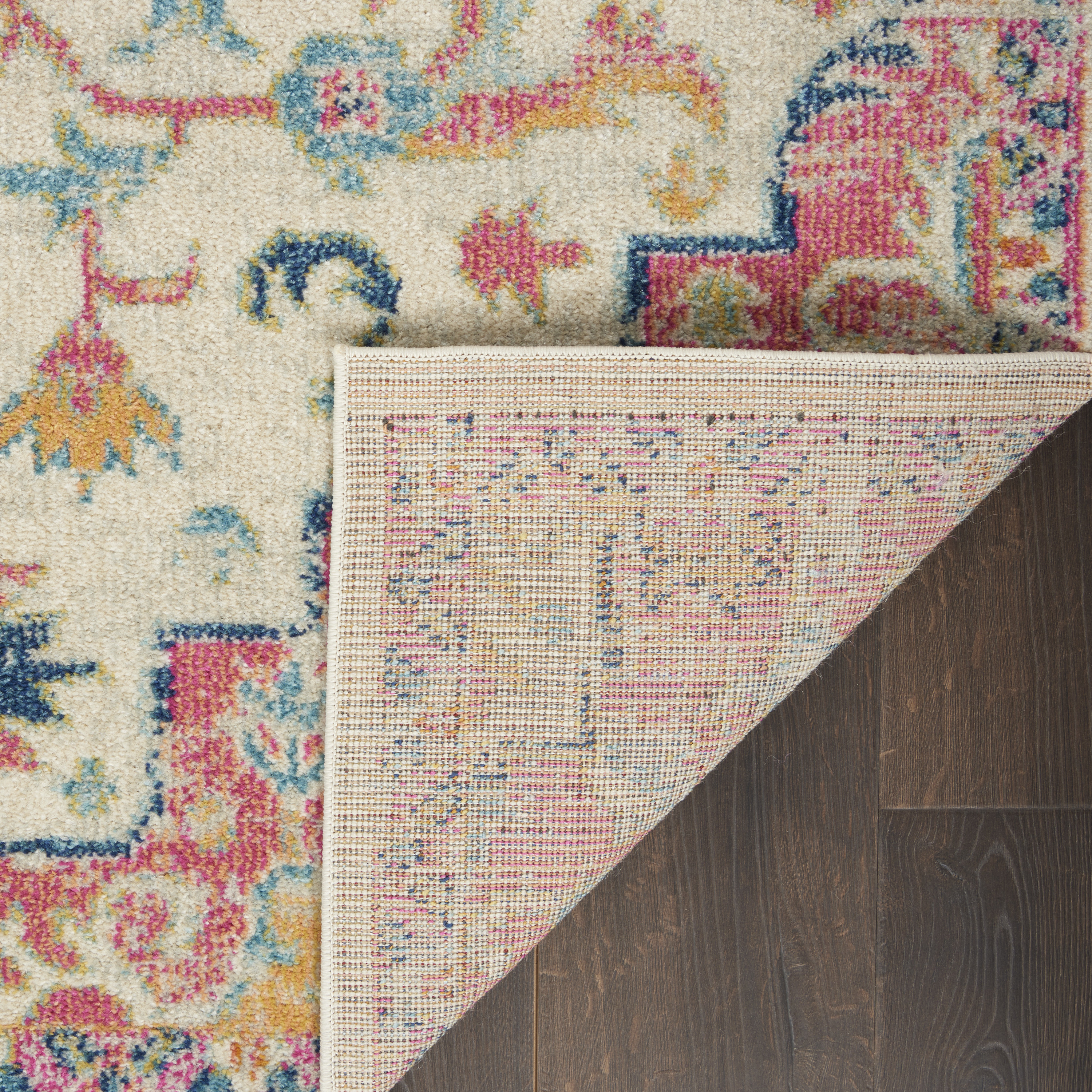 Nourison Passion 3'9" x 5'9" Ivory Pink Bohemian Indoor Rug