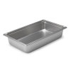 Half-size 8-inch-deep Super Pan® heavy-duty stainless steel transport pan