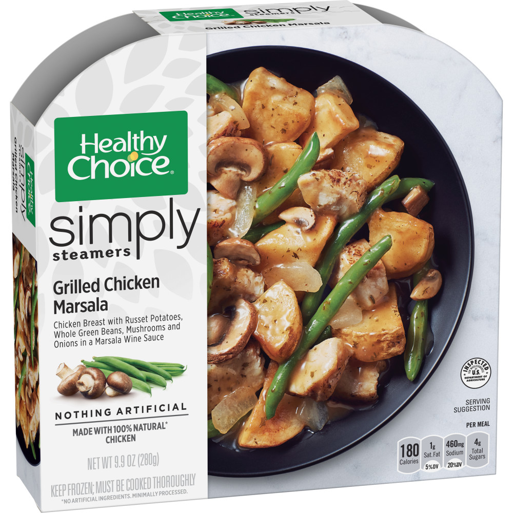 Healthy Choice Simply Steamers Roasted Chicken Marsala Conagra Foodservice