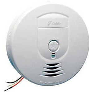 Wireless AC Powered Smoke Alarm, White