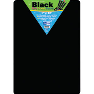 Black Dry Erase Boards, 9" x 12"