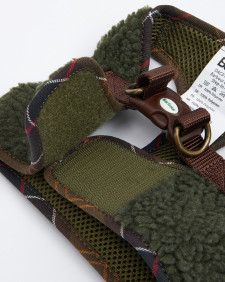Fleece Dog Harness Olive