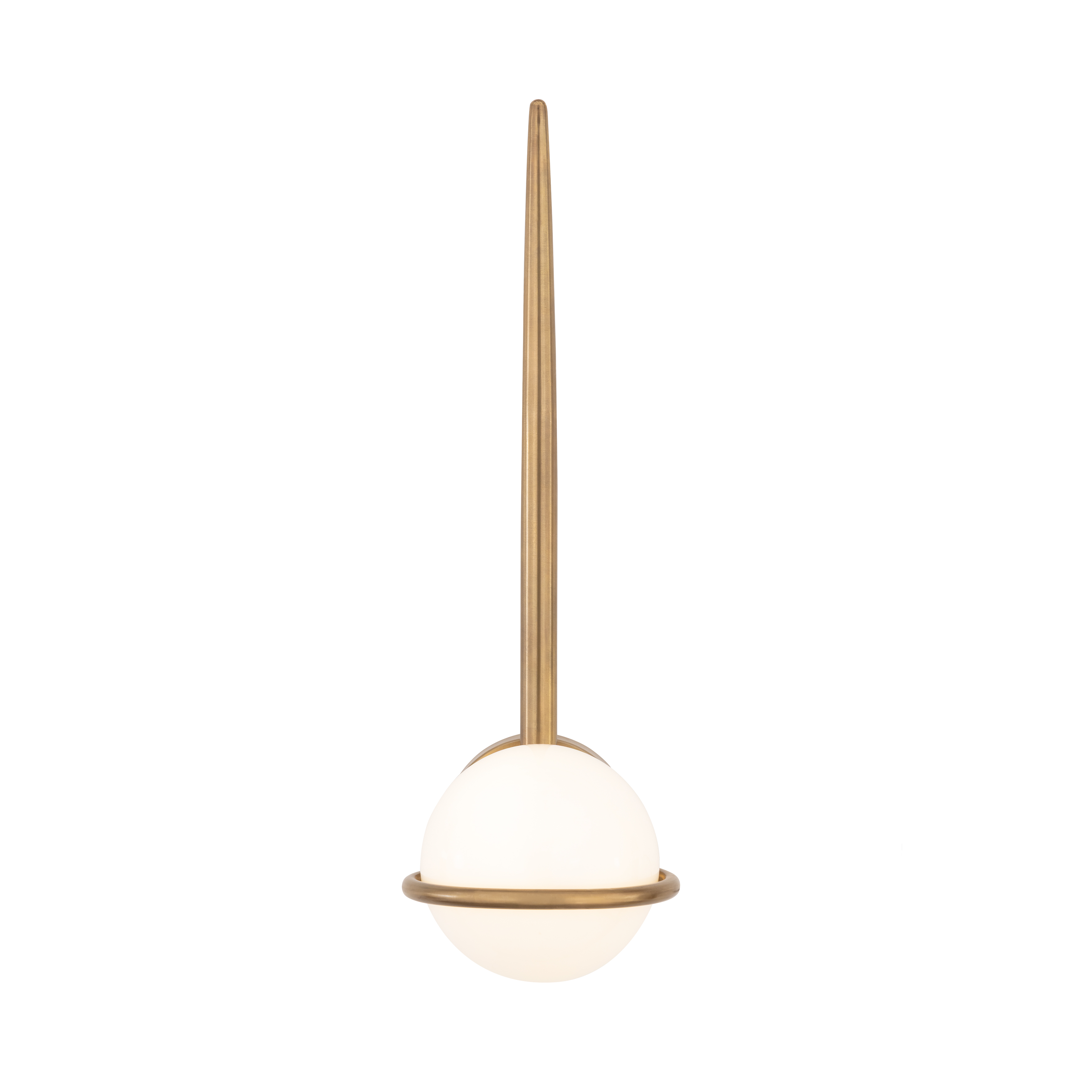 1-Light Wall Sconce - Legacy Brass with Opal Glass - alternate view
