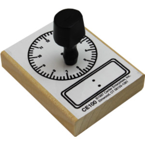 Digital and Analog Clock Stamp