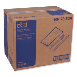 Tork, Advanced, Napkins, 3 ply, White