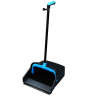 Impact, Wet/Dry L-Grip, Blue/Black, 14", Dust Pan with Long Handle