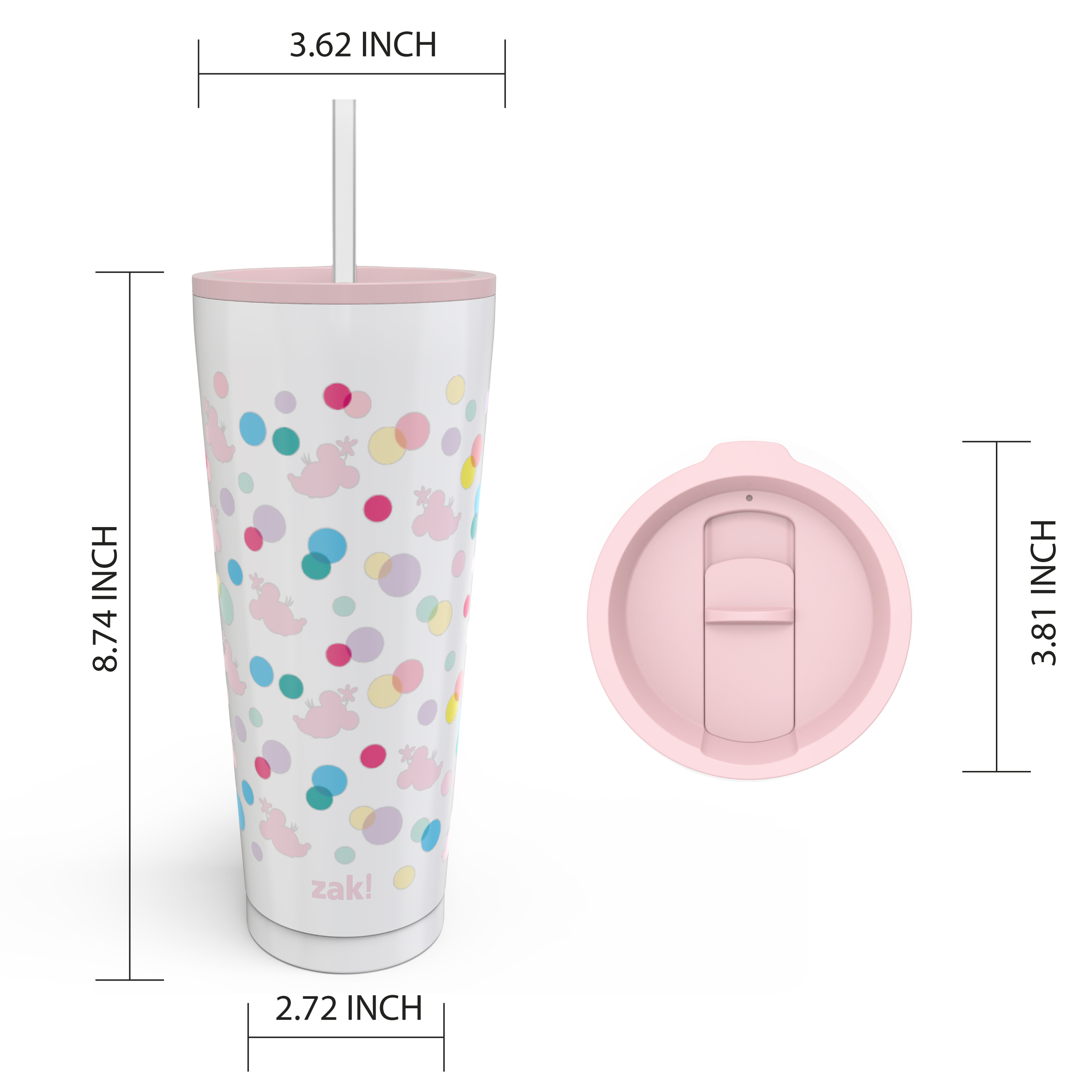 Disney 25 ounce Reusable Water Bottle, Minnie Mouse Polka Dots slideshow image 8 Disney 25 ounce Reusable Water Bottle, Minnie Mouse Polka Dots slideshow image 8