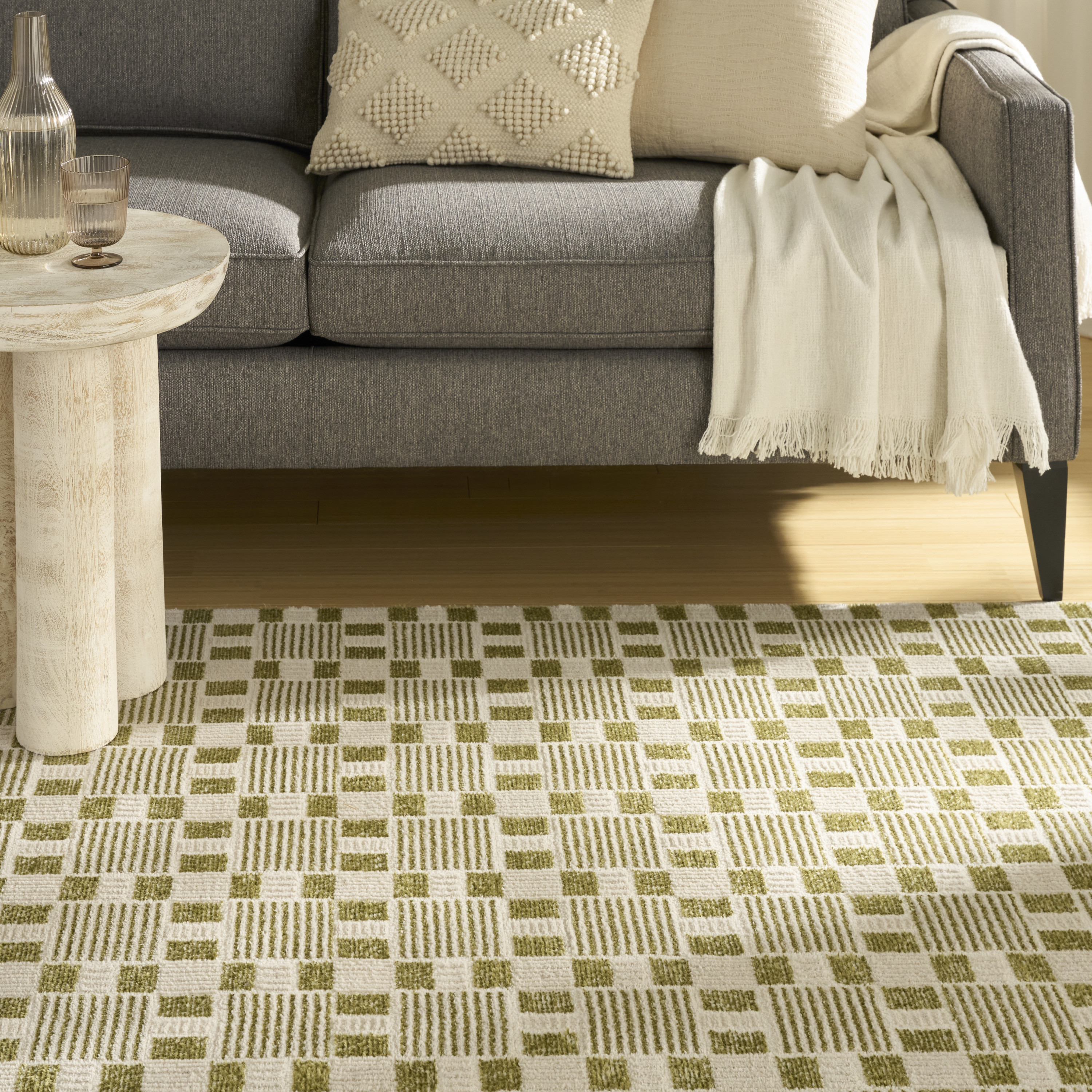 Nourison Nordic 8' x 10' Green Modern Indoor Rug