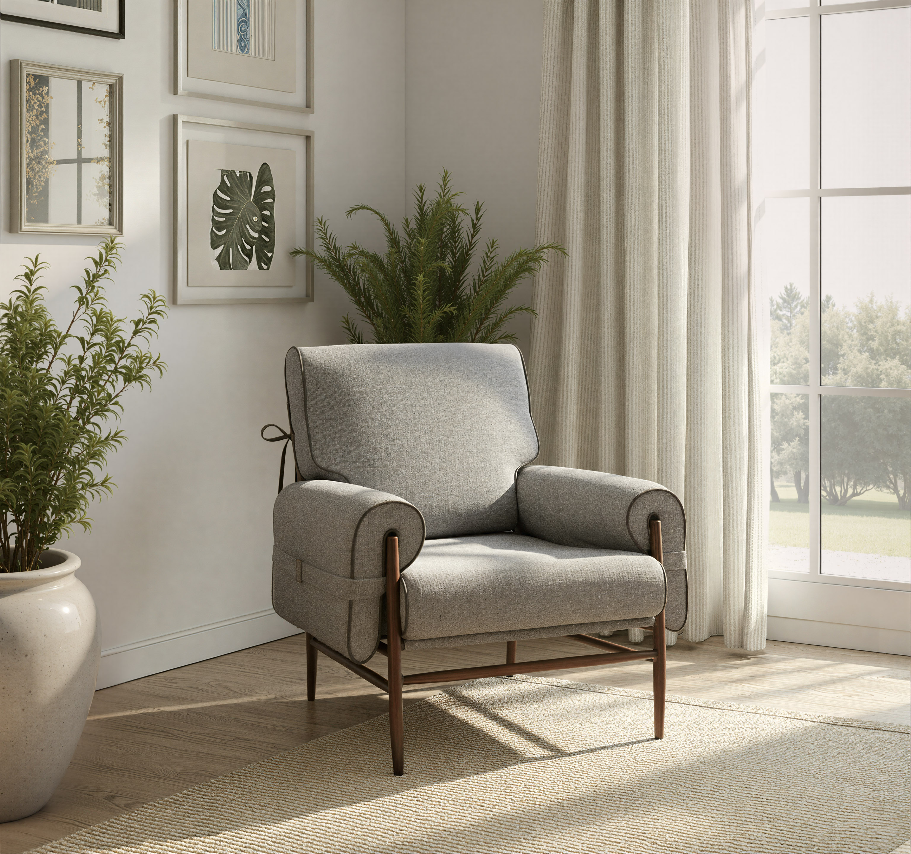 Klem Accent Chair Gray product image