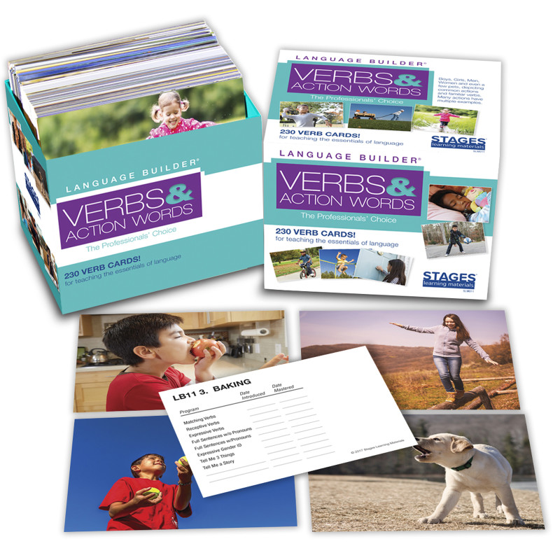 Language Builder® Picture Cards, Verbs