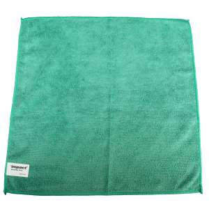 Impact, Premium Weight, 16"x16", Microfiber, Cloth, Green