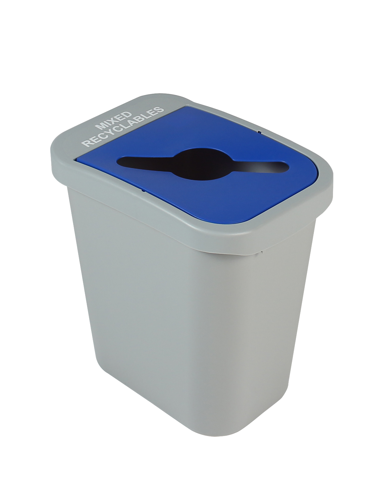 BILLI BOX – Single – Kit – 7 G – Mixed Recyclables – Mixed – Grey-Blue