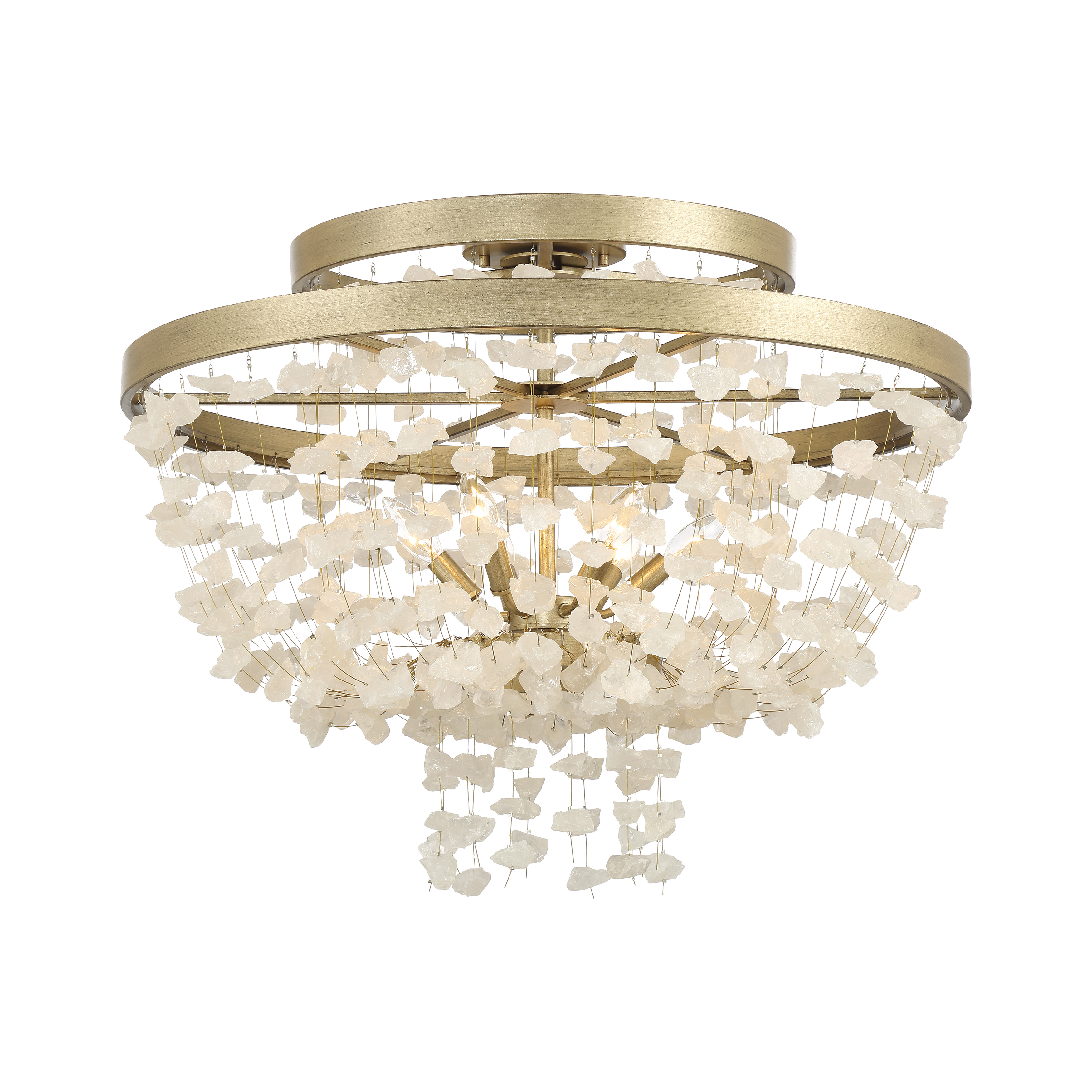 Stonybrook - 6 Light Flush Mount, a Robin Baron Design