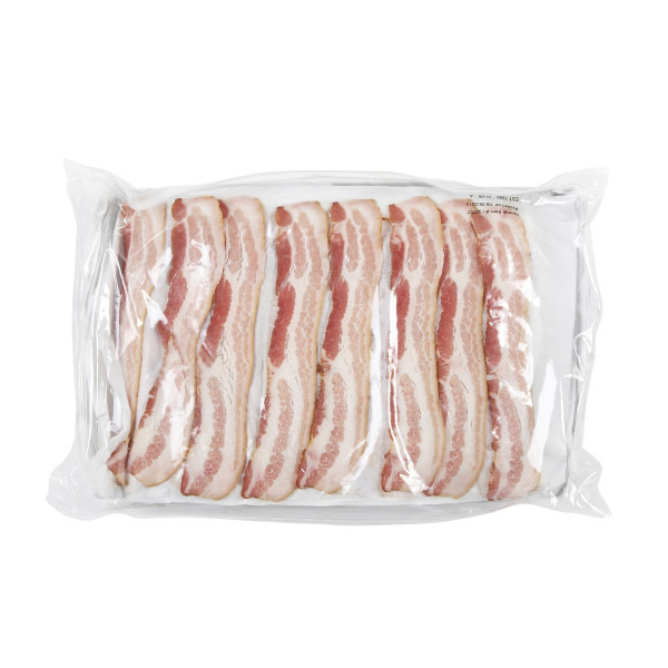 COUNTRY BRAND(tm) Bacon, Wide Shingle, 3/8" slice, 15 lb GCF . C1CB - Front Center Inner Pack (Hi Res)