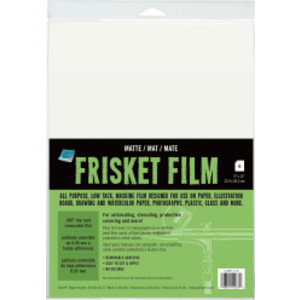 Matte Low-Tack Frisket Film, 9" x 12", 6-Pack