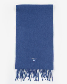 Plain Lambswool Scarf True Navy