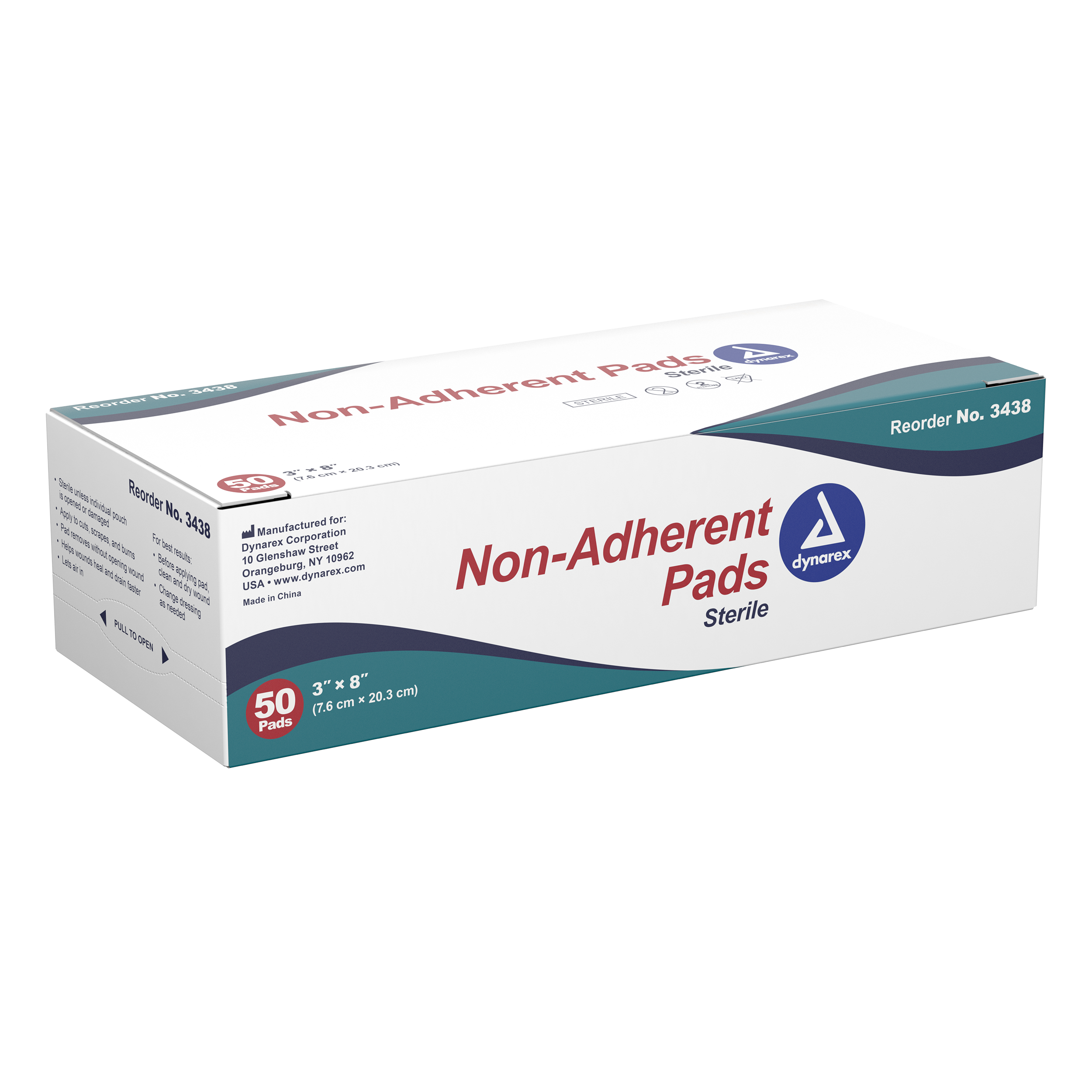 Non-Adherent Pads Sterile, 3