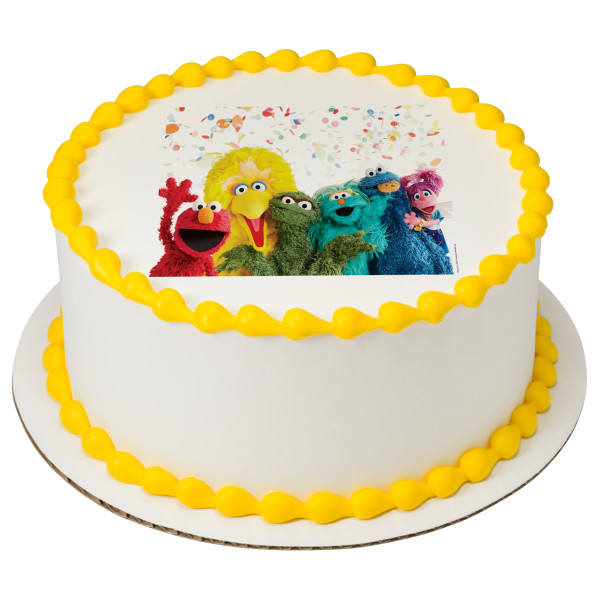 Sesame Street® 50th Anniversary PhotoCake® Edible Image®