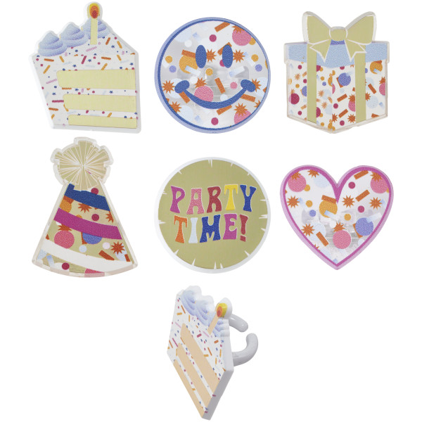 Packed Party Party Time Assortment Cupcake Rings