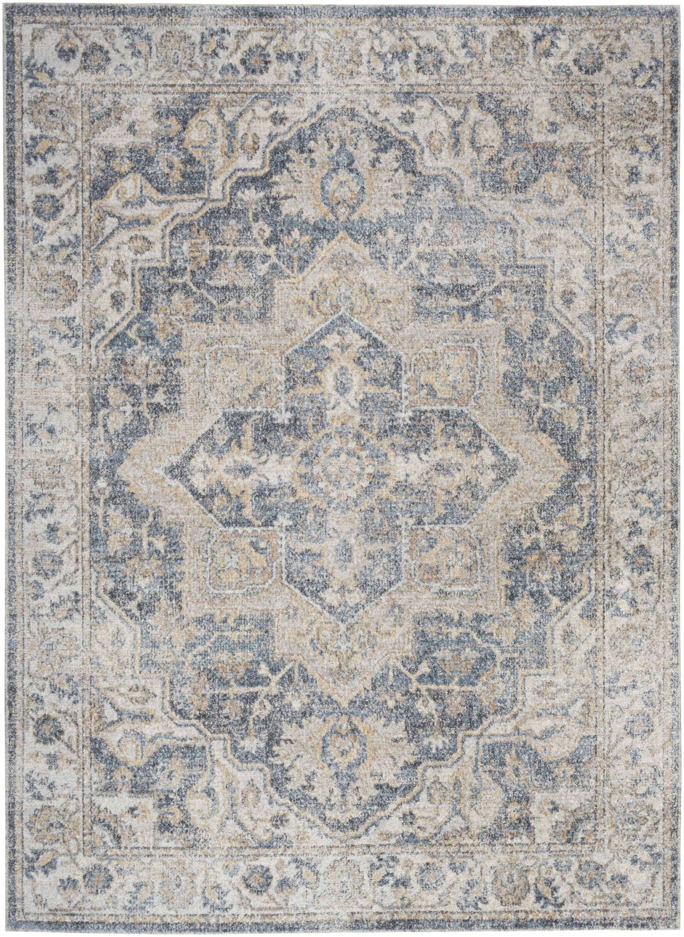 79.00" x 108.00" x .25" Astra Machine Washable Turkey N1824