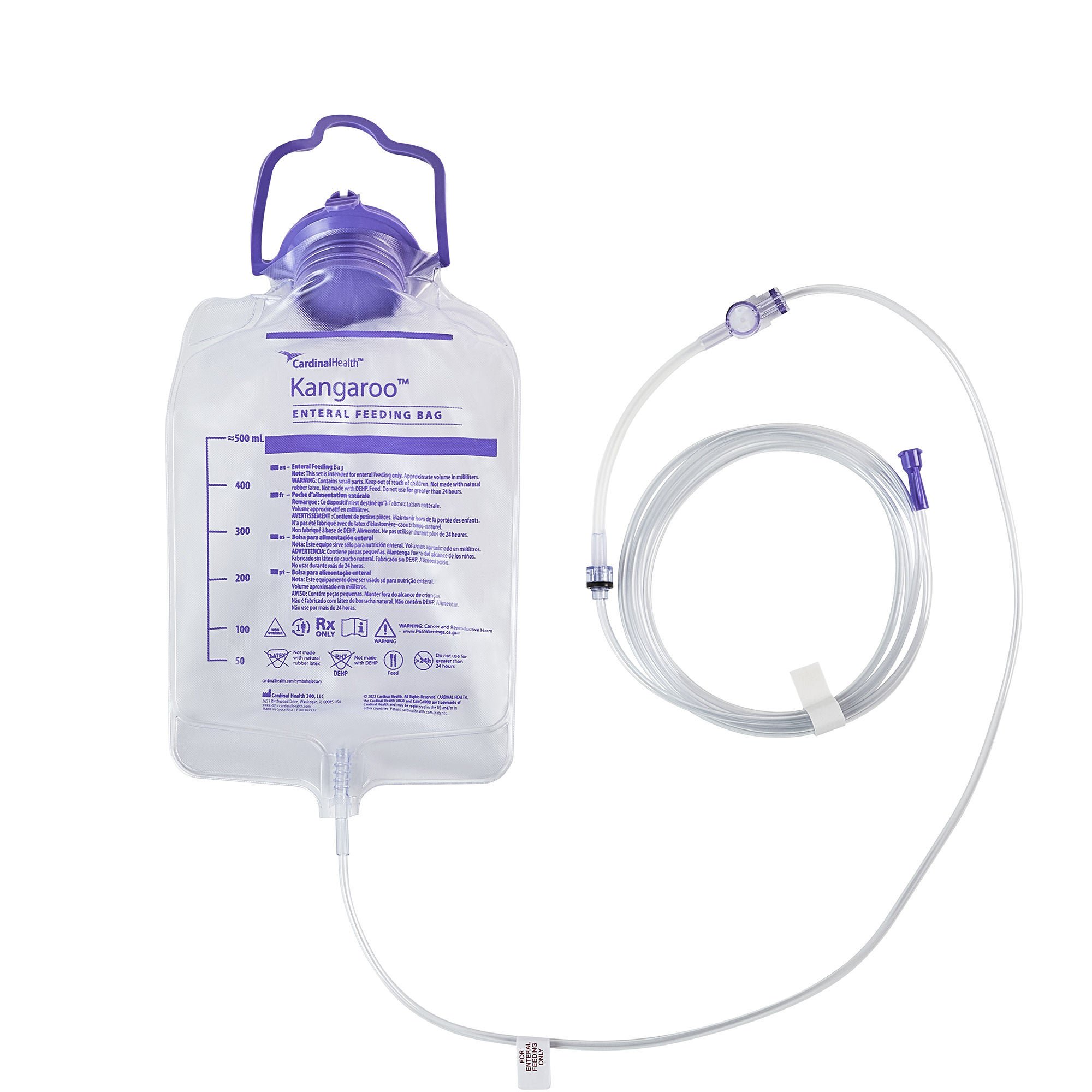 Cardinal PUMP SET, ENTERAL W/O ENFIT TRANS ADAPTER 500ML (30/CS)