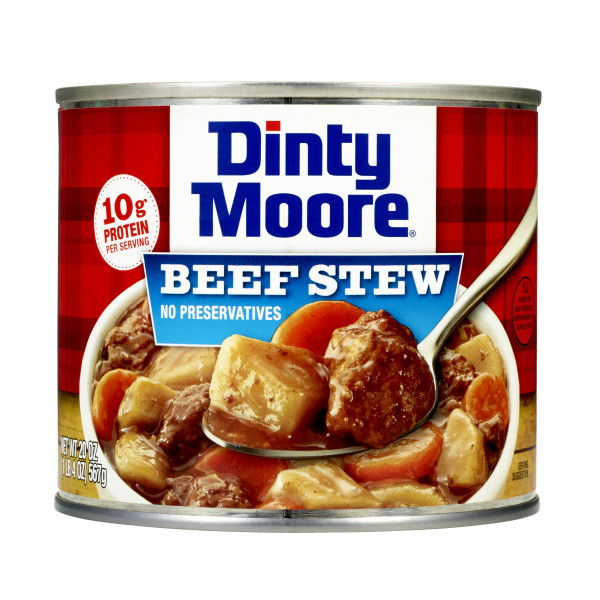 DINTY MOORE(r) Stew, Beef, 12/20oz . C1CB - Front Center Inner Pack (Hi Res)