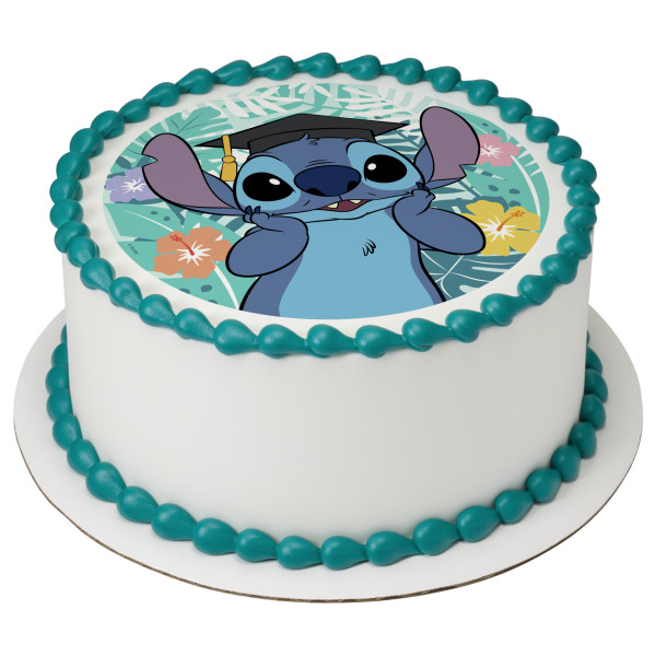 Disney's Stitch Graduation PhotoCake® Edible Image®