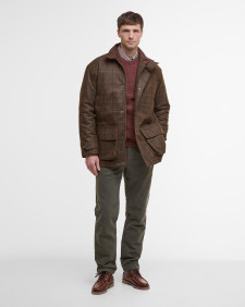 Beaconsfield Wool Jacket Burnhill Brown Check
