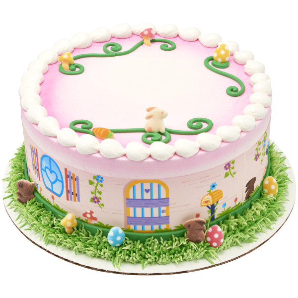 Easter Cottage PhotoCake® Edible Image® Strips