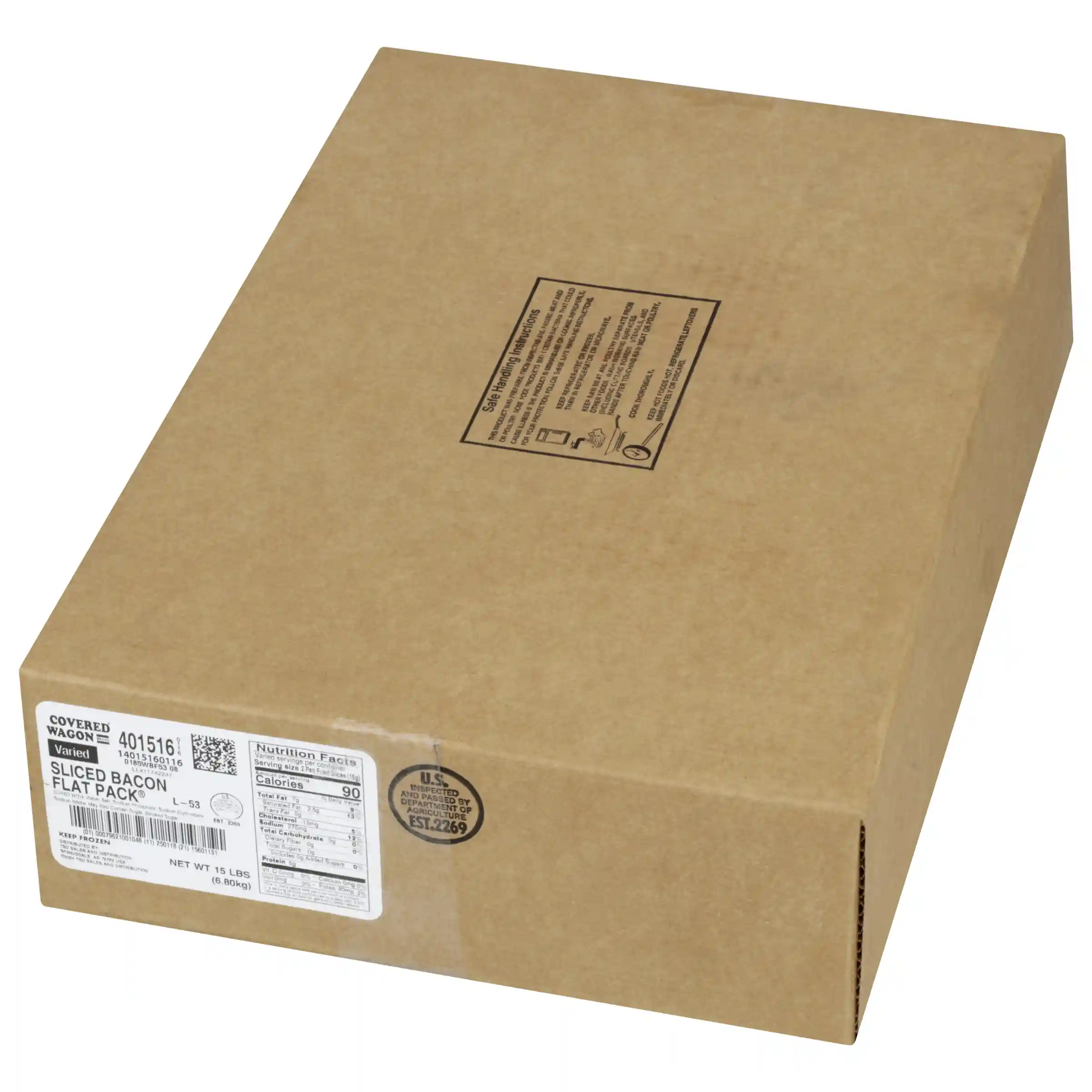 Covered Wagon™  Sliced Flat-Pack® Bacon _image_5