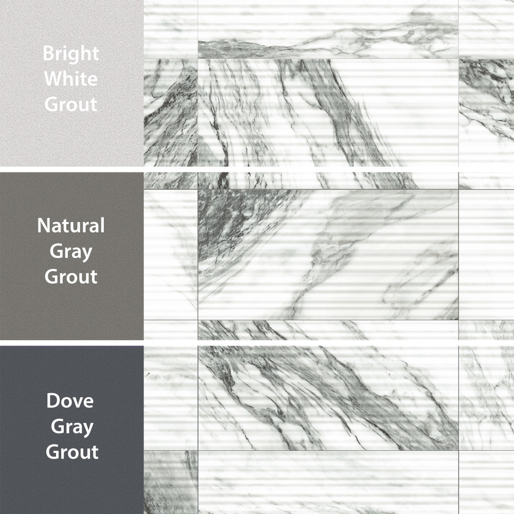 Sample – Touche Pleated Deco Zebre Porcelain Floor and Wall Tile