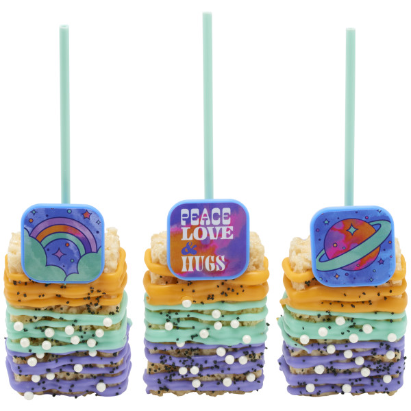 Peace, Love & Hugs-Assortment Cupcake Rings