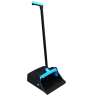 Impact, L-Grip, Blue/Black, 11.5", Dust Pan with Long Handle