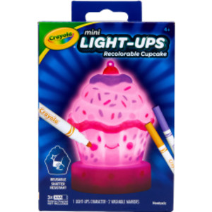 Mini Light-Ups Cupcake Recolorable Toy Kit