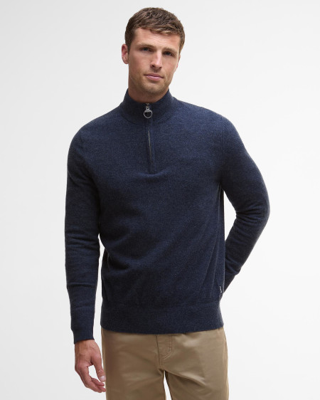 Maglione con zip corta Waterbury