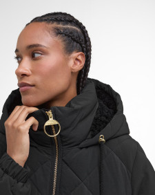 Jacke Kirkton Longline Puffer Black/Classic