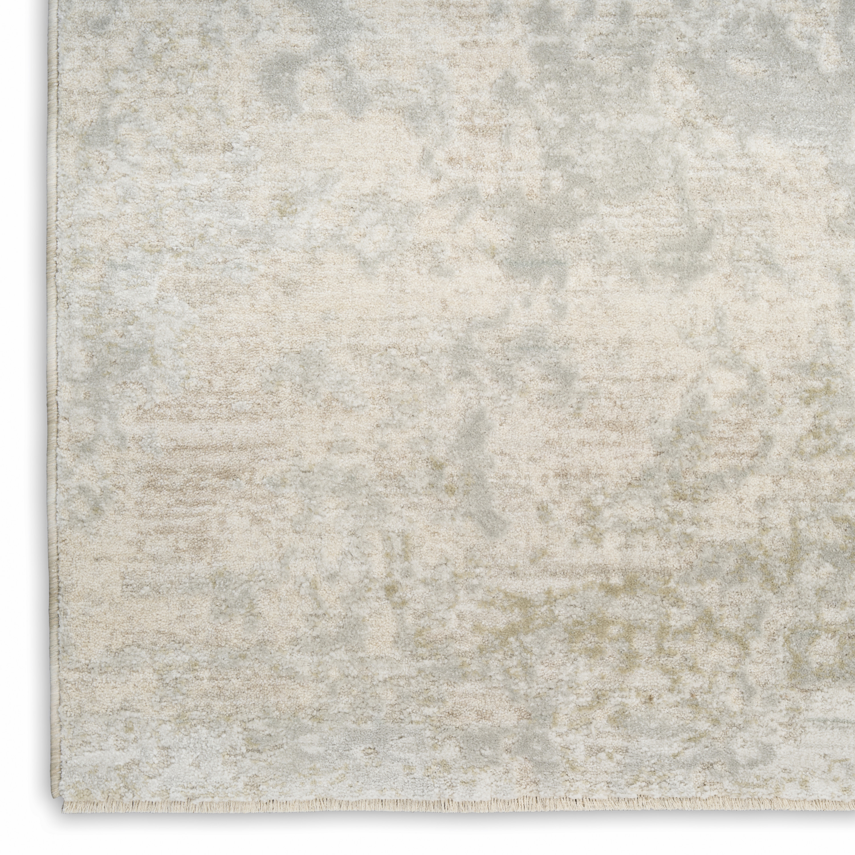 Nourison Envy 5'3" x 7'10" Ivory Grey Modern Indoor Rug